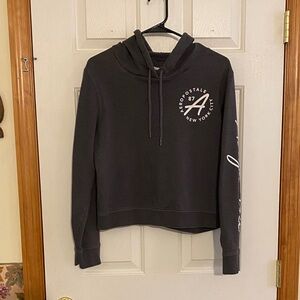 Aeropostale Women's Gray Cowl Neck Sweater